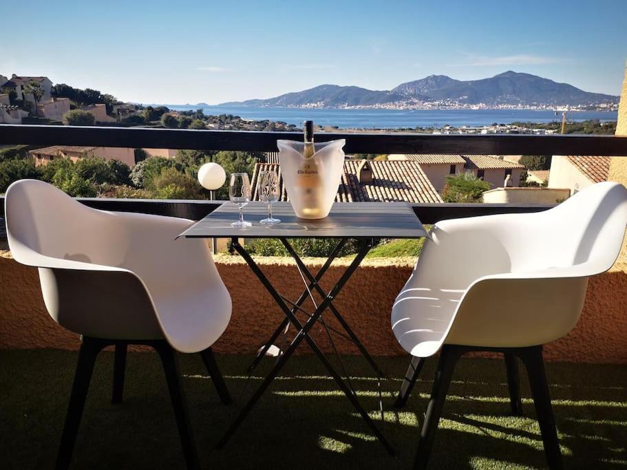 Porticcio : Magnifique T2 Piscine Vue Mer Grosseto-Prugna Eksteriør billede